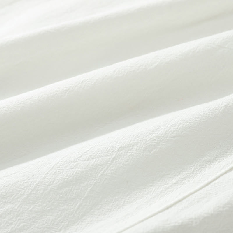 Buddha Stones 2点セット 秋 レースアップ 七分袖 コットン 着物 ドローストリングパンツ ポケット付き メンズ 瞑想用 布セット - image 17