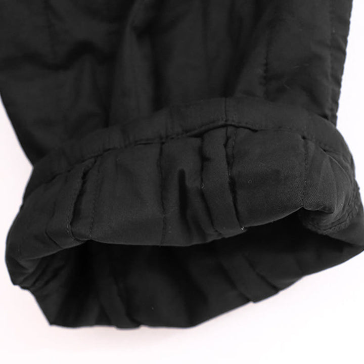 Buddha Stones冬 無地 カラーブロッキングデザイン コットン レディース ハーレムパンツ ポケット付き - image 12