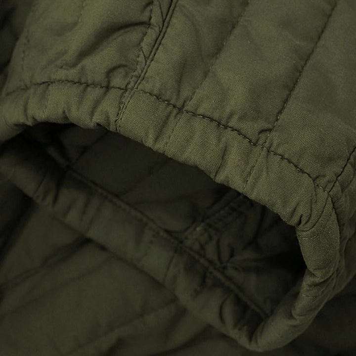 Buddha Stones冬 無地 カラーブロッキングデザイン コットン レディース ハーレムパンツ ポケット付き - image 26