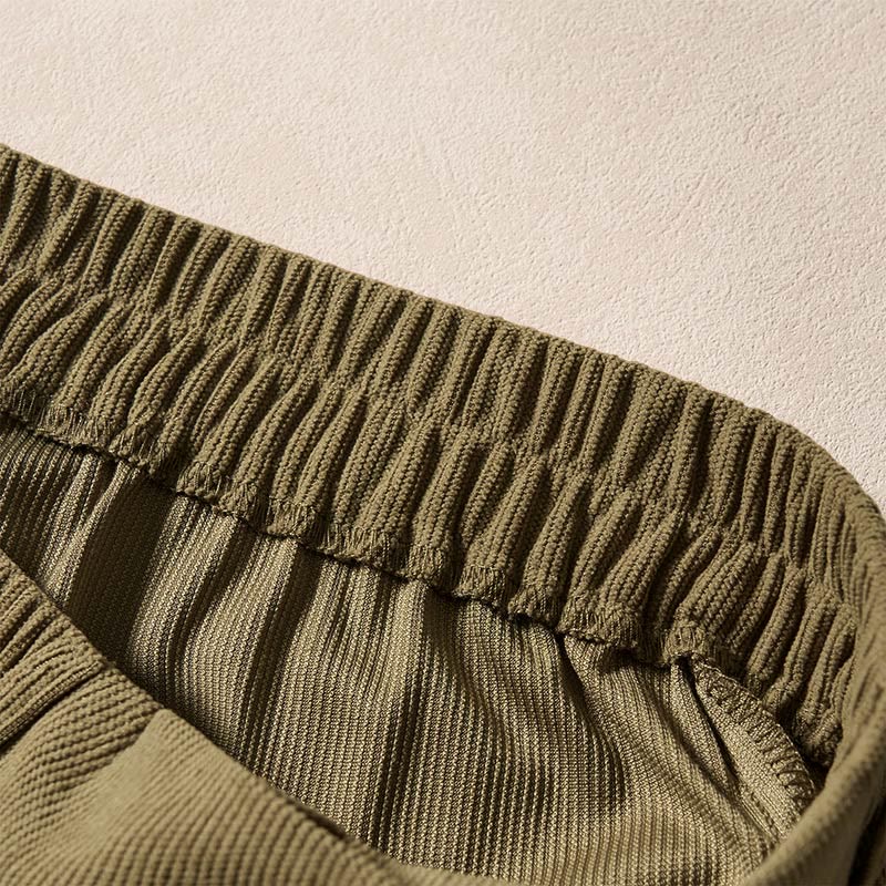 Buddha Stones通勤用秋冬コーデュロイレディースハーレムハイウエストパンツ（ポケット付き） - image 5