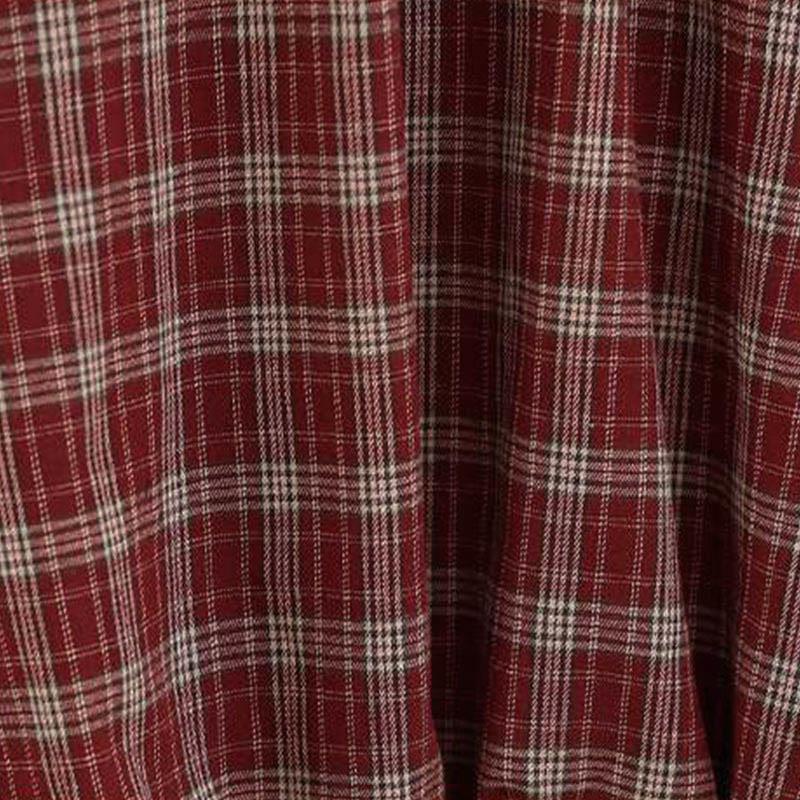 Buddha Stonesレディース チェック柄 コットンスカート ポケット付き - image 9