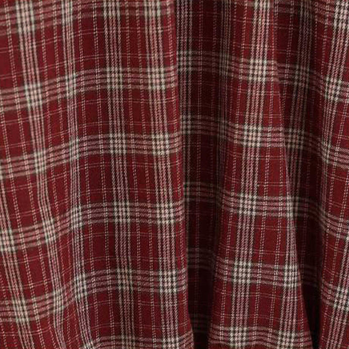 Buddha Stonesレディース チェック柄 コットンスカート ポケット付き - image 9