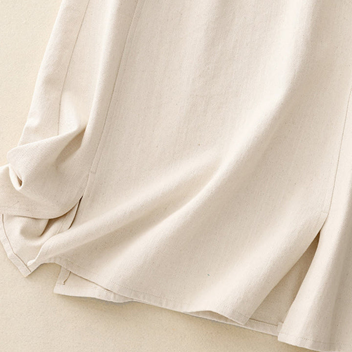 Buddha Stonesレディース ポケット付き無地コットンスカート - image 10