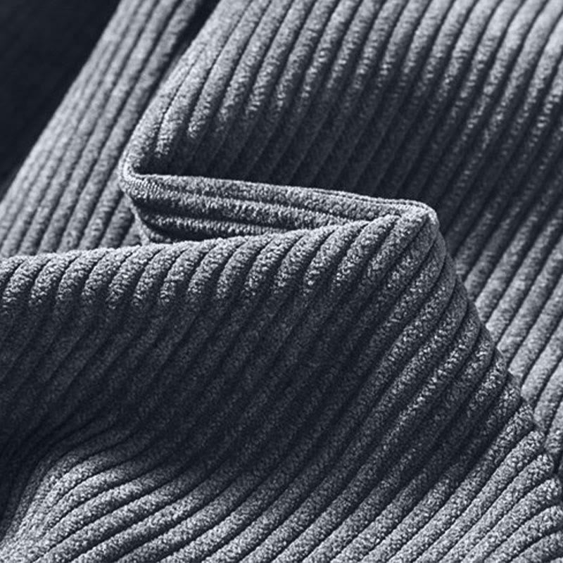 Buddha Stonesレトロ メンズ 無地 フリース裏地 コーデュロイ シンプルデザイン ハーレムパンツ ポケット付き - image 30