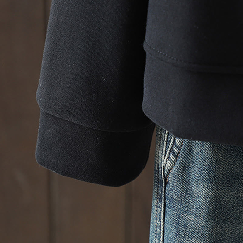 Buddha Stonesシンプル無地 Vネック ボタンダウンデザイン レディース コットン 長袖ジャケット - image 5