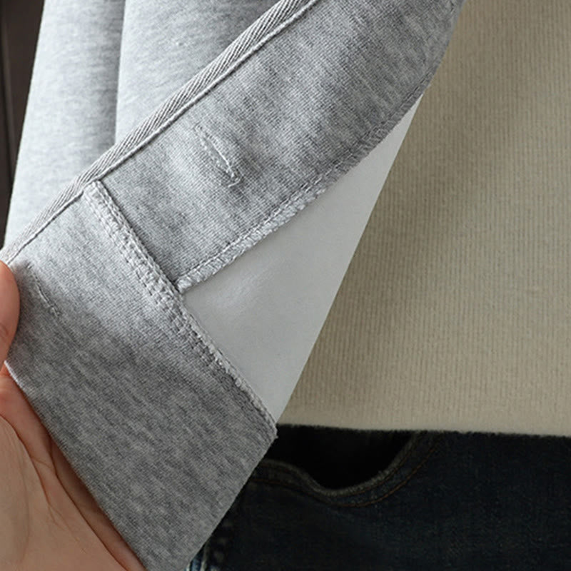 Buddha Stonesシンプル無地 Vネック ボタンダウンデザイン レディース コットン 長袖ジャケット - image 14