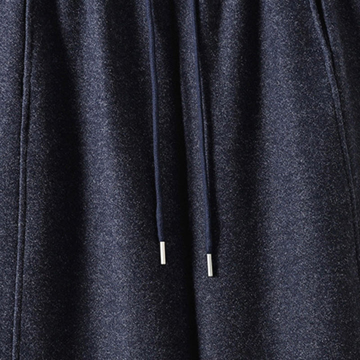 Buddha Stones無地コットン レースアップデザイン 厚手レディースパンツ ポケット付き - image 11