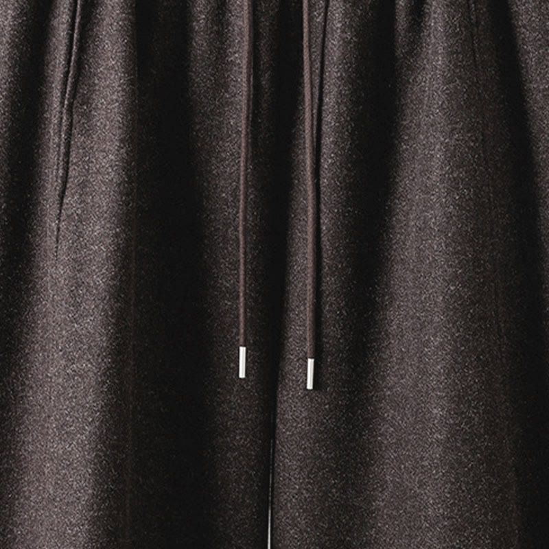 Buddha Stones無地コットン レースアップデザイン 厚手レディースパンツ ポケット付き - image 20