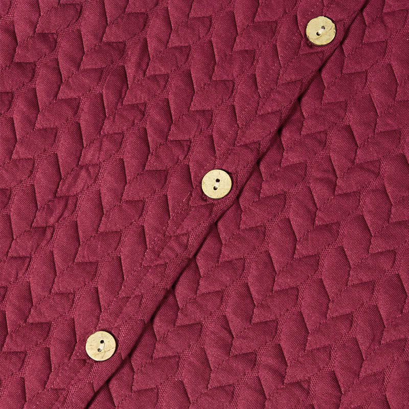 Buddha Stones秋の小麦の穂柄ミドル丈デザインレディース長袖フード付きコートポケット付き - image 4