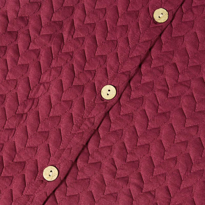 Buddha Stones秋の小麦の穂柄ミドル丈デザインレディース長袖フード付きコートポケット付き - image 4