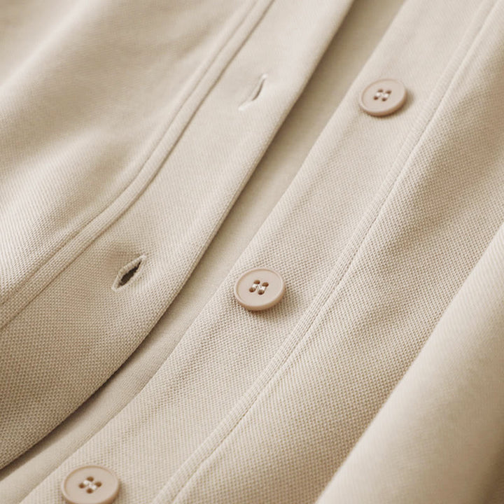 Buddha Stonesプレーンボタン レディース コットン ロングスリーブ ジャケット - image 6