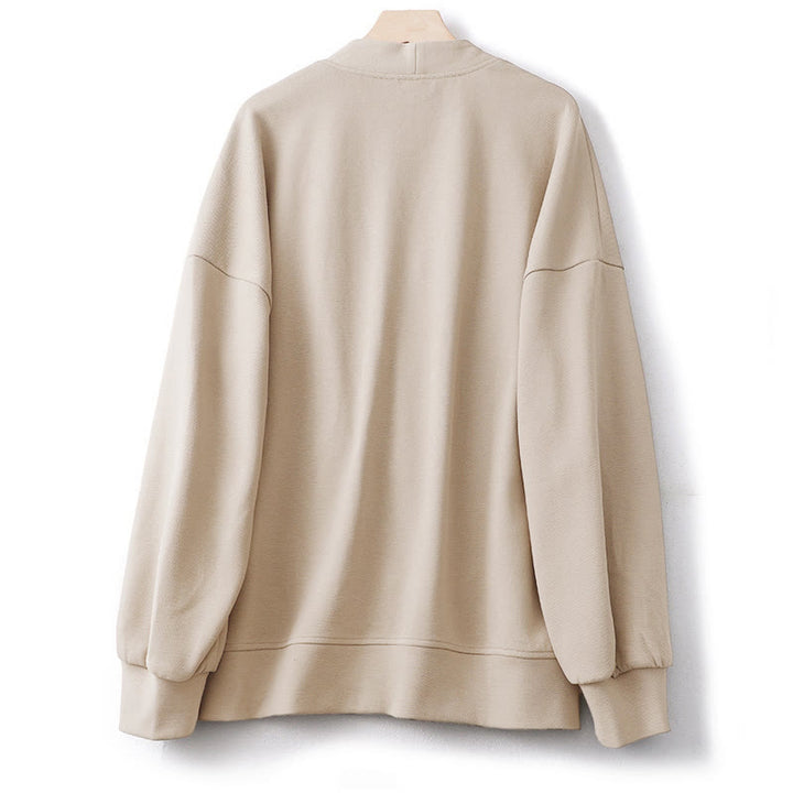 Buddha Stonesプレーンボタン レディース コットン ロングスリーブ ジャケット - image 1