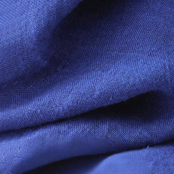 Buddha Stonesプレーン ロングスリーブ コットン ミディドレス ポケット付き - image 10