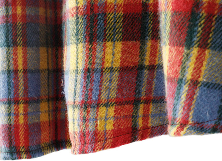 Buddha Stones秋冬 レディース チェック柄 コットンスカート ポケット付き - image 5