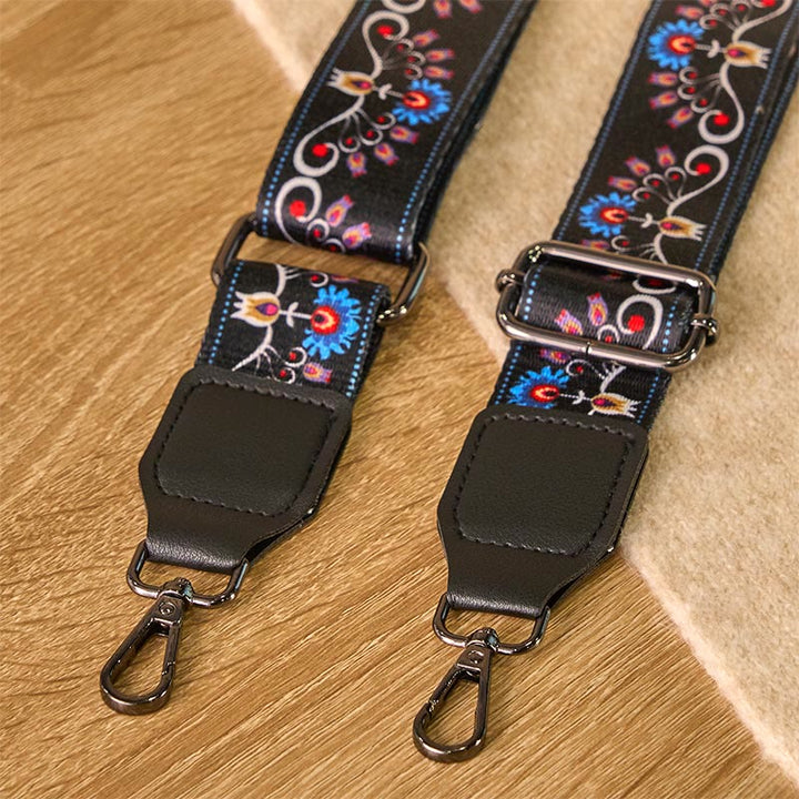 Buddha Stonesボヘミアン モーニンググローリー フラワー 調節可能 ハンドバッグ クロスボディ ショルダーバッグ ストラップ 交換用 - image 4