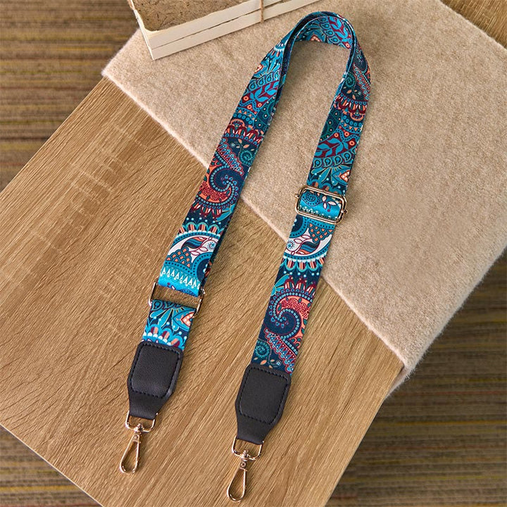 Buddha Stonesボヘミアン風ひまわりの目 調節可能なハンドバッグ クロスボディ ショルダーバッグ ストラップ 交換用 - image 1