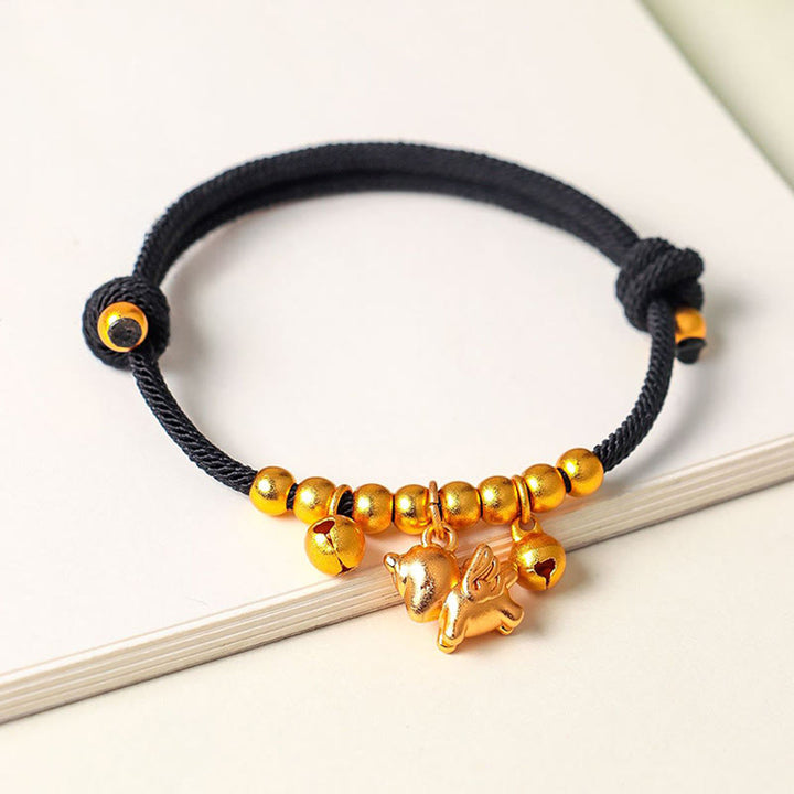 Buddha Stones午年 複数の馬のスタイル ロープ 幸運 強さ 調節可能 ブレスレット - image 14
