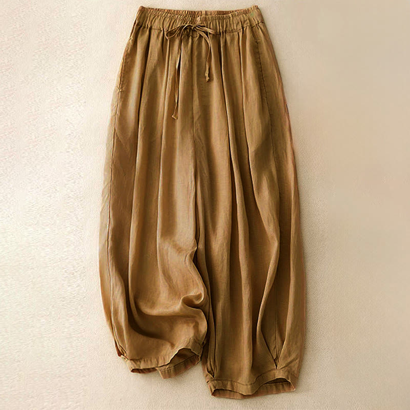 Buddha Stonesサマー エラスティックウエスト レディース カプリ丈 クロップド ハーレムパンツ ポケット付き - ペルー - US8-10，UK/AU12-14，EU40-42 (2XL) - image 22
