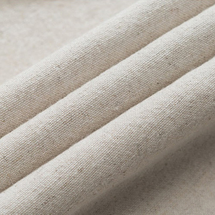 Buddha Stones夏 無地 ドローストリングデザイン リネンコットン メンズ 7-8丈 ポケット付きパンツ - image 10