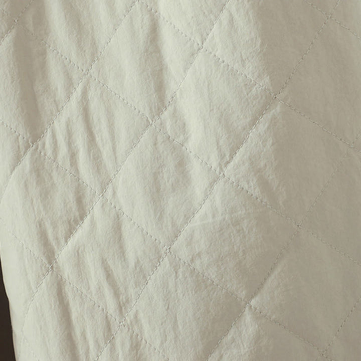 Buddha Stones菱形柄コットンポリエステル厚手レディースパンツ（ポケット付き） - image 10