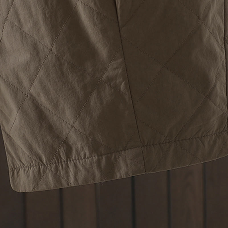 Buddha Stones菱形柄コットンポリエステル厚手レディースパンツ（ポケット付き） - image 21