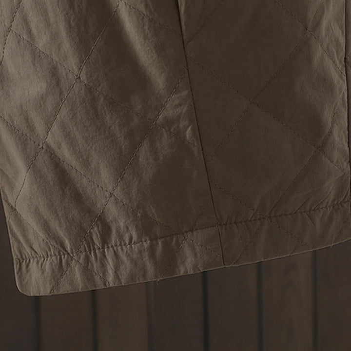 Buddha Stones菱形柄コットンポリエステル厚手レディースパンツ（ポケット付き） - image 21