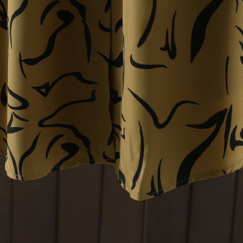 Buddha Stones春秋 スタンドカラー ライン柄 長袖 レディース コットン ポリエステル シャツ  - image 10