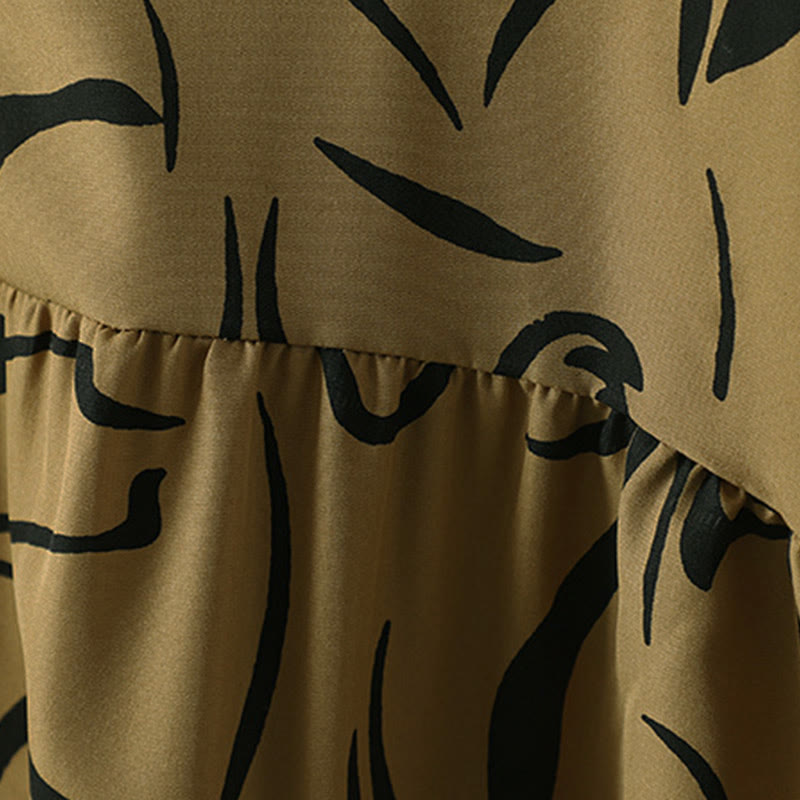 Buddha Stones春秋 スタンドカラー ライン柄 長袖 レディース コットン ポリエステル シャツ  - image 12