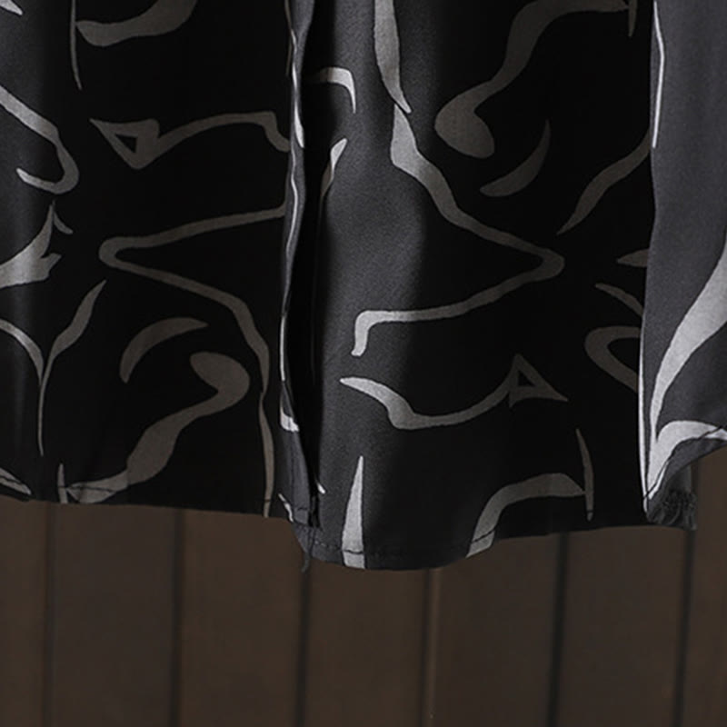 Buddha Stones春秋 スタンドカラー ライン柄 長袖 レディース コットン ポリエステル シャツ  - image 22