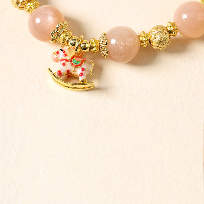 Buddha Stones午年 南 赤瑪瑙 太陽石 トルマリン成就のブレスレット - image 14