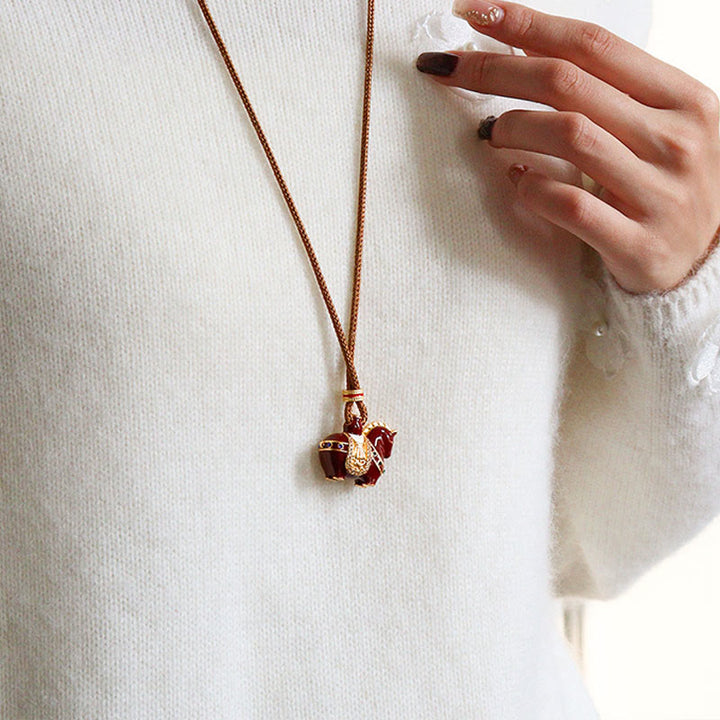 Buddha Stones午年 銅製 バランスネックレス ペンダント - image 6