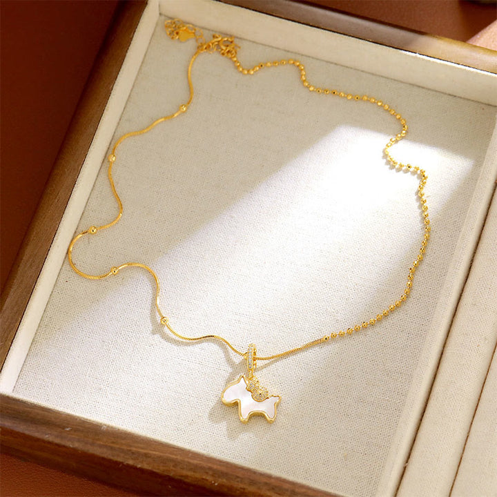 Buddha Stones午年用 銅製 幸運のネックレスペンダント - image 2