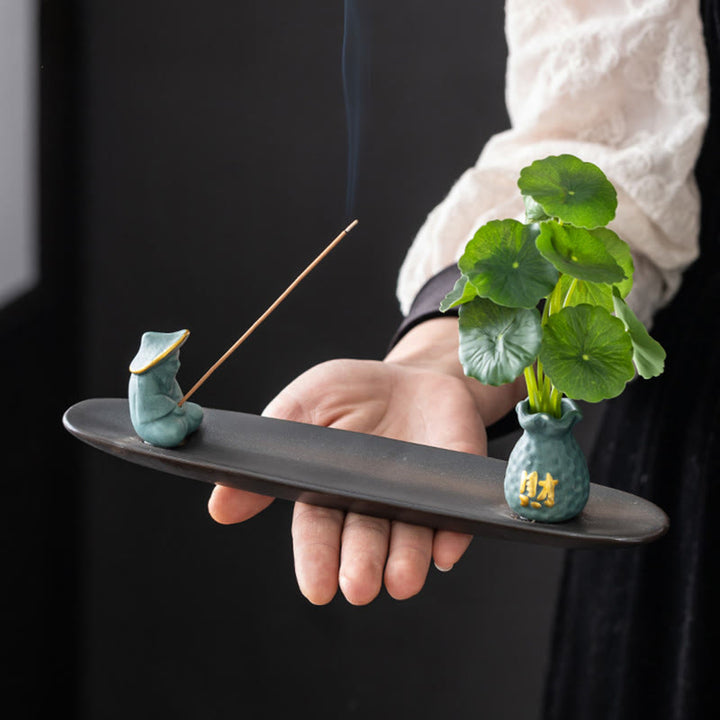 Buddha StonesPiXiu富をもたらす 家の装飾 香炉 - image 11