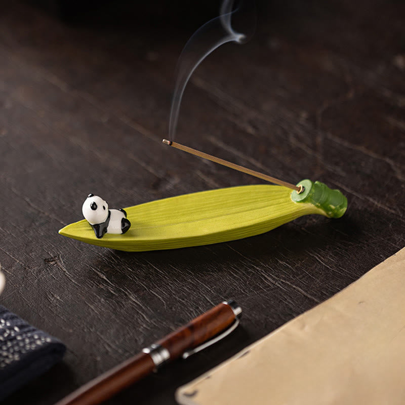 Buddha Stonesパンダホームデコレーション香炉 - image 4