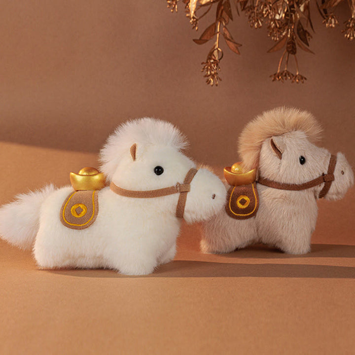 Buddha Stones午年 金塊 単色 ぬいぐるみ ポニー 吊り下げ装飾 - image 15