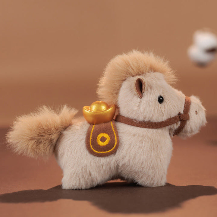 Buddha Stones午年 金塊 単色 ぬいぐるみ ポニー 吊り下げ装飾 - image 12