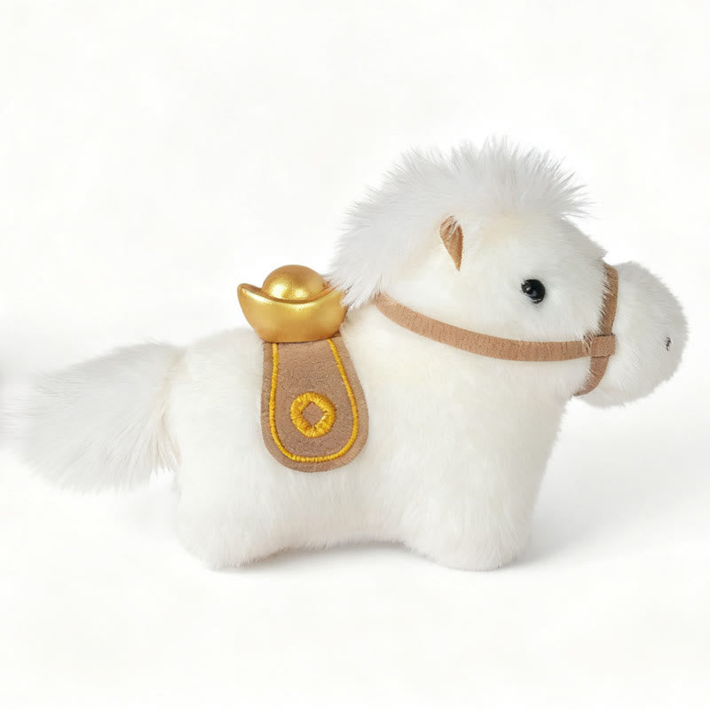 Buddha Stones午年 金塊 単色 ぬいぐるみ ポニー 吊り下げ装飾 - image 5