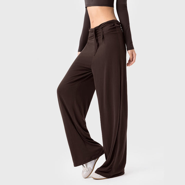 Buddha Stonesカジュアル レースアップ 通気性 スポーツ レディース ワイドレッグパンツ - シエナ - US12、 UK/AU16、 EU44 (XL) - image 9