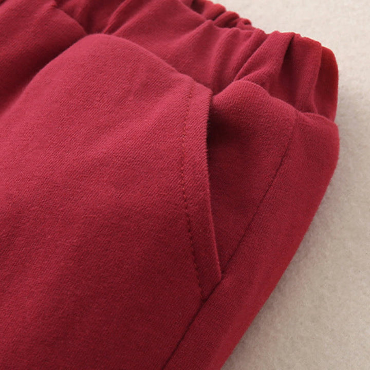 Buddha Stones 2点セット 冬 かわいい タイガーデザイン ベビー 幼児 男の子 コットン 長袖 タンスーツ 伸縮性ウエスト パンツ ポケット付き 衣装セット - image 14