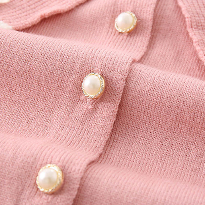 Buddha Stones春秋カラーブロッキング ベビーガールズ 長袖 フード付き ニットワンピース ロンパース - image 12