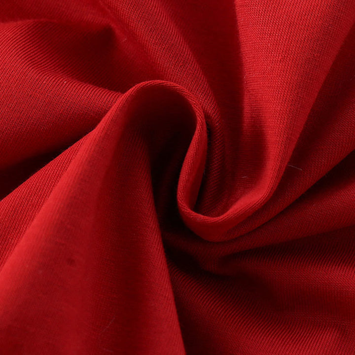 Buddha Stones春 秋 赤 午年 幸運 デザイン ベビー 女の子 男の子 コットン 長袖 ワンピース ロンパース - image 7