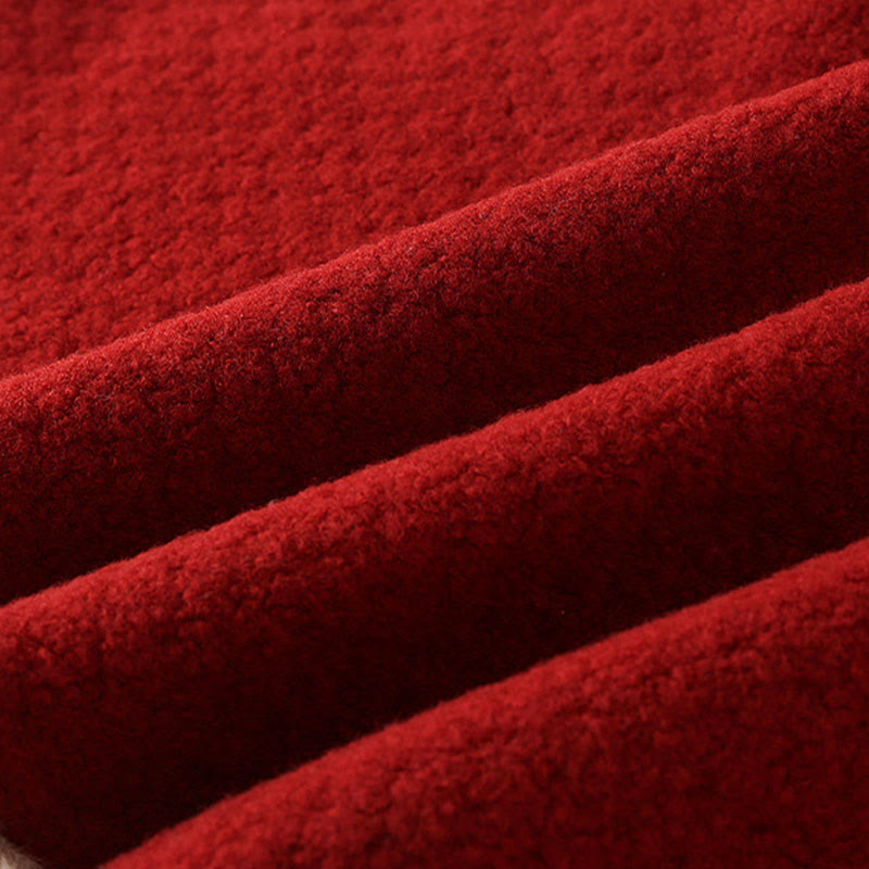 Buddha Stones秋冬 赤鯉鯉模様 女の子 男の子 長袖 マント ジャケット - image 10