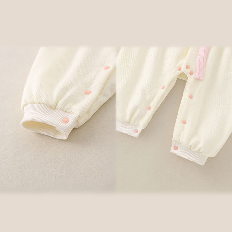 Buddha Stones春秋用 パビリオンデザイン ベビーガール コットン 長袖 ワンピース ロンパース - image 12