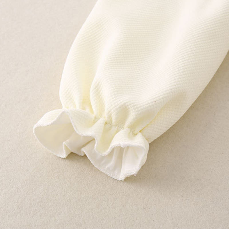 Buddha Stones春秋用 パビリオンデザイン ベビーガール コットン 長袖 ワンピース ロンパース - image 9