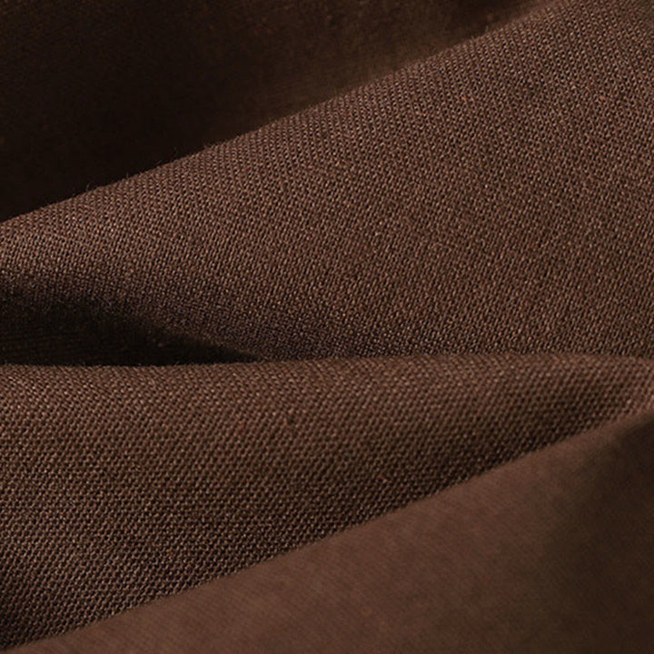 Buddha Stonesレディース 刺繍 伸縮性ウエストバンド ジッパーデザイン コットン ワイドレッグパンツ ポケット付き - image 25