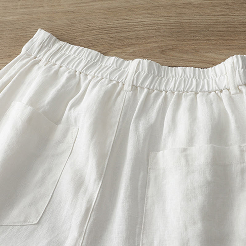 Buddha Stonesレディース 秋冬通勤 無地 ジッパーデザイン コットン ワイドレッグパンツ ポケット付き - image 9