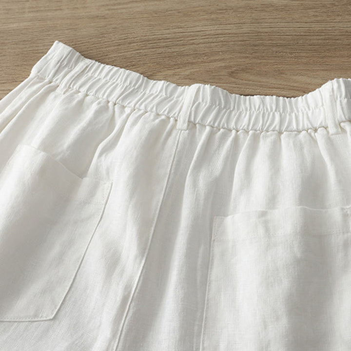 Buddha Stonesレディース 秋冬通勤 無地 ジッパーデザイン コットン ワイドレッグパンツ ポケット付き - image 9