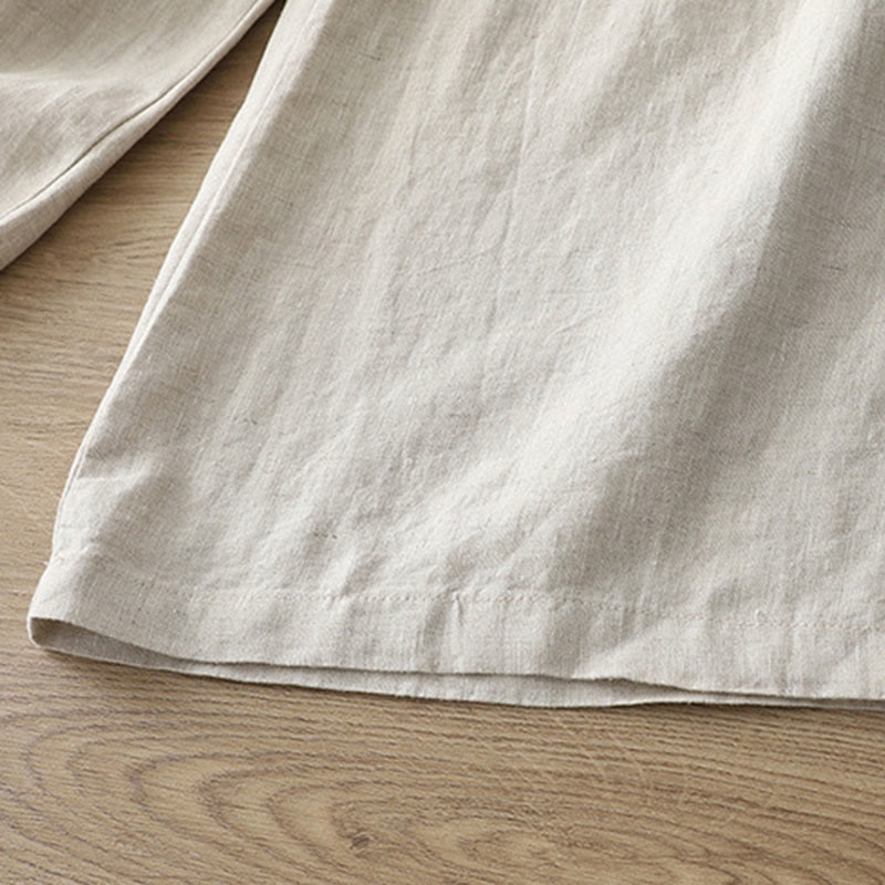 Buddha Stonesレディース 秋冬通勤 無地 ジッパーデザイン コットン ワイドレッグパンツ ポケット付き - image 38