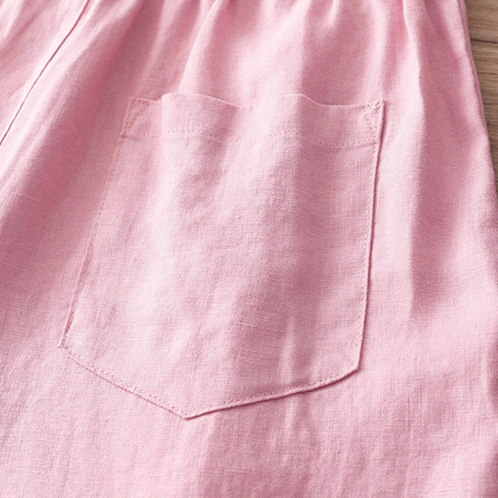 Buddha Stonesレディース 秋冬通勤 無地 ジッパーデザイン コットン ワイドレッグパンツ ポケット付き - image 29