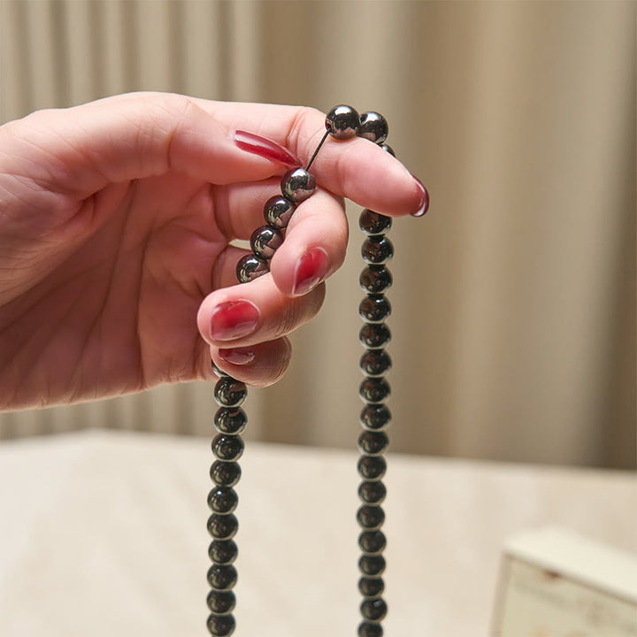 Buddha Stones 108個のテラヘルツビーズ フォーカス クラリティマーラー数珠 - image 4